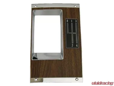AMD Console Shift Plate with 4-Speed Pattern Chevrolet Camaro 1968 - W-368