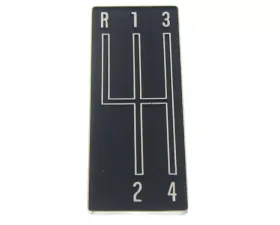 AMD 4-speed Console Shift Plate Pattern Chevrolet Camaro 1968-1969
