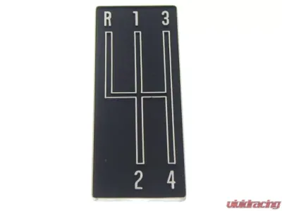 AMD 4-speed Console Shift Plate Pattern Chevrolet Camaro 1968-1969 - W-371
