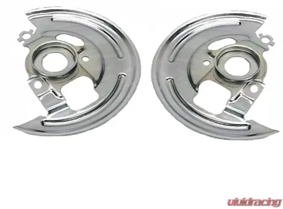 AMD Pair Disc Brake Backing Plates Chevrolet Camaro | Nova | Pontiac Firebird 1969-1972 - W-383A