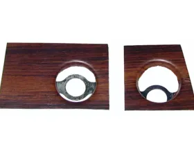 AMD Woodgrain Radio Dash Plates Chevrolet Camaro 1969