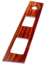 AMD Wiper and Headlamp Switch Dash Plate with Defroster or Powertop Chevrolet Camaro 1969                                     - W-385A - Image 2