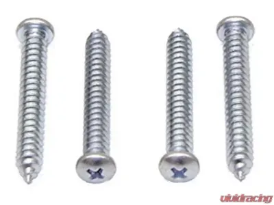 AMD 4 Piece Set for Deluxe Interior Interior Door Grab Handle Screws Chevrolet Camaro | Pontiac Firebird 1968-1969 - W-405