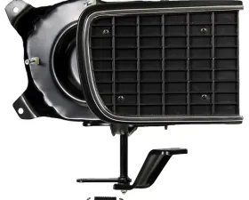 AMD RH Headlamp Assembly with Black Door Chevrolet Camaro RS 1968