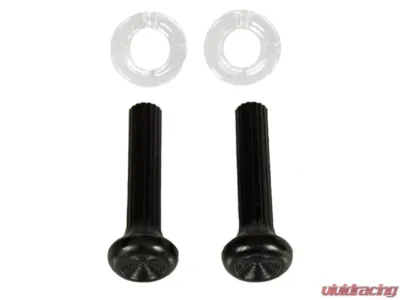AMD 4 Piece Set for Both Sides Dash Side Vent Pull Knobs and Clear Ferrules Chevrolet Camaro | Pontiac Firebird 1968 - W-564