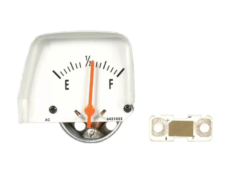 AMD Silver Face Console Fuel Gauge Chevrolet Camaro 1968-1969 - W-581