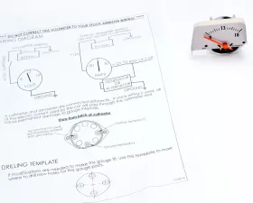 AMD Silver Face Console Volt Gauge Chevrolet Camaro 1968-1969