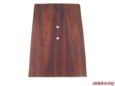 AMD Rosewood Woodgrain Console Forward Plate Chevrolet Camaro 1969 - W-620