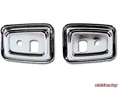 AMD Pair Deluxe Interior Door Grab Handle Bezels Chevrolet Camaro | Pontiac Firebird 1968-1969 - W-634
