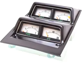 AMD Console Gauge Assembly with Volt Meter Chevrolet Camaro 1968-1969