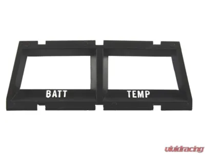 AMD Console Gauge Battery and Temp Bezel Chevrolet Chevy II | Nova 1968-1974 - W-663