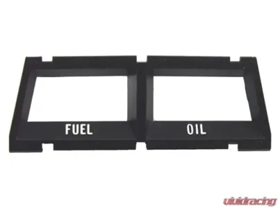 AMD Console Gauge Fuel and Oil Bezel Chevrolet Chevy II | Nova 1968-1974 - W-664