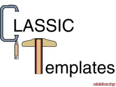 AMD Fender Header Panel and Trunk Emblem Template Kit Chevrolet Camaro 1967 - W-700