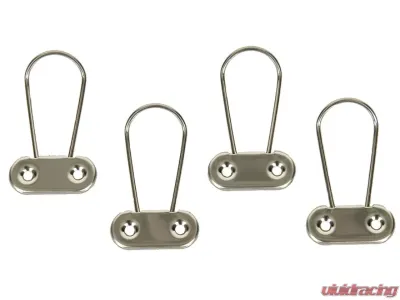 AMD 8 Piece Set Seat Belt Shoulder Belt Retainers Chevrolet Chevelle | Nova | Pontiac Firebird 1968-1972 - W-732