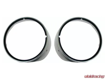 AMD Pair Headlamp Bezels with Chrome Trim Chevrolet Camaro 1969 - W-755