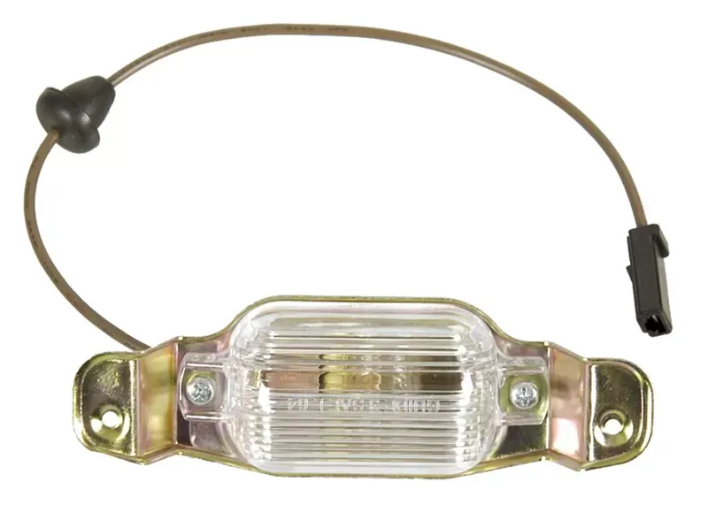 AMD License Lamp Assembly Chevrolet Camaro | Chevy II | Pontiac Ventura 1966-1972 - W-773