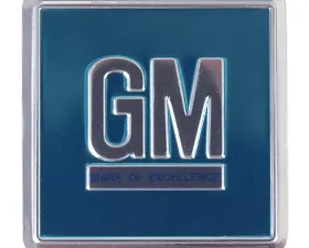 AMD Aqua Foil GM Mark Of Excellence Door Decal Chevrolet Camaro | C/K | Suburban 1967