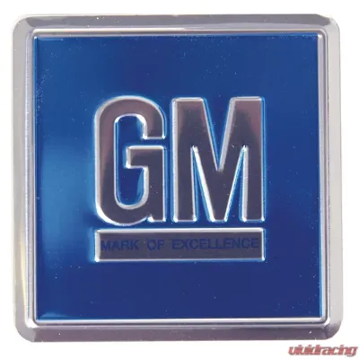AMD Blue Foil GM Mark Of Excellence Door Decal Chevrolet Camaro | C/K | Suburban 1968 - W-857