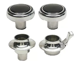 AMD 4 Piece Set Mono Radio Knobs Chevrolet Camaro | Chevelle | El Camino 1969-1970