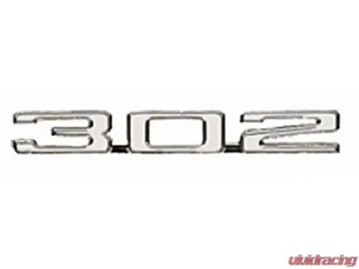 AMD 302 Hood Emblem Chevrolet Camaro 1969 - W-866