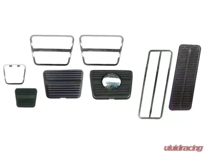 AMD Manual Transmission with Disc Brakes Pedal Pad and Trim Kit Chevrolet Camaro | Nova | Pontiac Firebird 1969-1972 - W-882