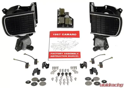 AMD Headlamp System Kit Chevrolet Camaro 1967 - W-906