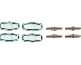 AMD Seat Back Emblems with Backing Plates Chevrolet Camaro 1968