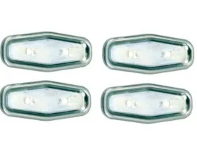 AMD 4 Piece Set Deluxe Interior Seat Back Emblem Retainers Chevrolet Camaro 1968