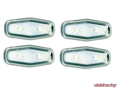 AMD 4 Piece Set Deluxe Interior Seat Back Emblem Retainers Chevrolet Camaro 1968 - W-920P