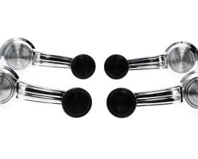 AMD Front and Rear Black Knob Window Crank Set Chevrolet Camaro 1969
