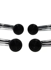 AMD Front and Rear Black Knob Window Crank Set Chevrolet Camaro 1969                                     - W-929 - Image 2