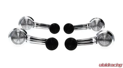 AMD Front and Rear Black Knob Window Crank Set Chevrolet Camaro 1969 - W-929