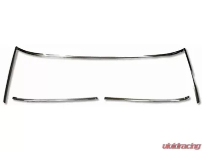 AMD Windshield Molding Set Chevrolet Camaro | Pontiac Firebird | Trans Am 1967-1969 - W-990