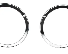 AMD Chrome Pair Headlamp Bezels Chevrolet C/K 1963