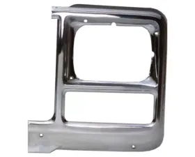 AMD LH Chrome Plastic Square Headlamp Headlamp Bezel Chevrolet Blazer | C/K | Suburban 1980