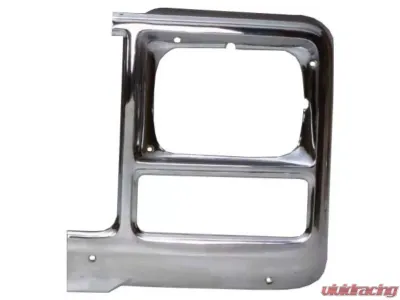 AMD LH Chrome Plastic Square Headlamp Headlamp Bezel Chevrolet Blazer | C/K | Suburban 1980 - X145-4080-3L