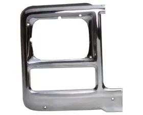 AMD RH Chrome Plastic Square Headlamp Headlamp Bezel Chevrolet Blazer | C/K | Suburban 1980