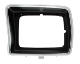 AMD LH Square Silver/Black Headlight Bezel Ford Bronco | F100 | F150 1978-1979