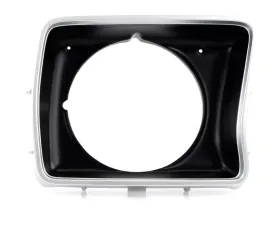 AMD RH Round Silver/Black Headlight Bezel Ford Bronco | F100 | F150 1978-1979