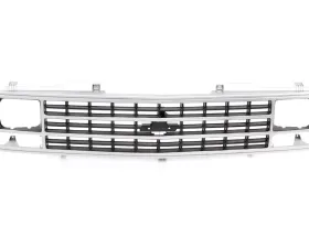 AMD Single Headlight Argent/Silver Grille Shell Chevrolet Blazer | C/K | GMC Suburban 1988-1993