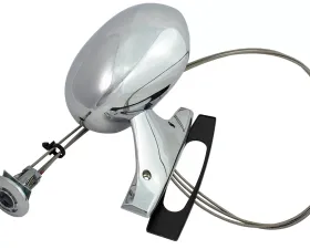 AMD LH Chrome Remote Sport Style Outside Mirror Dodge Challenger | Charger | Plymouth Barracuda 1971-1974