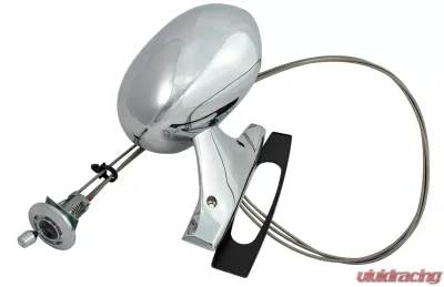 AMD LH Chrome Remote Sport Style Outside Mirror Dodge Challenger | Charger | Plymouth Barracuda 1971-1974 - X570-1571-1L
