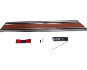 AMD LH Woodgrain Short Bed Rear Lower Bed Molding Chevrolet C/K | GMC 1969-1972