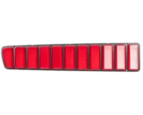 AMD LH Taillight Lens without Silver Trim Dodge Charger 1973-1974