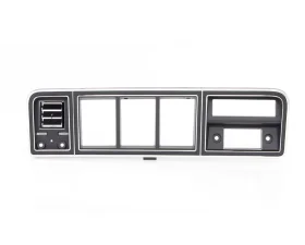 AMD Dash Bezel Black With A/C Ford Bronco | F100 | F150 | F250 | F350 1973-1979