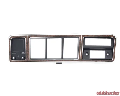 AMD Dash Bezel Chrome/Woodgrain W/O A/C Ford Bronco | F100 | F150 | F250 | F350 1973-1979 - 460-4573-W