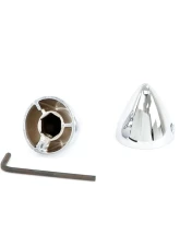 AMD Chrome Door Mirror Bullet Cap Ford F100 | F250 | F350 | 1953-1966                                     - 570-4553-1P - Image 3