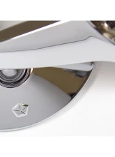 AMD Chrome Mirror w/ Pentastar Logo LH or RH Dodge | Plymouth 1967-1974                                     - F-834 - Image 3