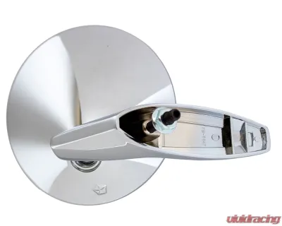 AMD Chrome Mirror w/ Pentastar Logo LH or RH Dodge | Plymouth 1967-1974 - F-834