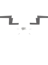 AMD Fender Splash Shield Seals Front w/ Clips Plymouth Belvedere | GTX | Satellite 1966-1967                                     - F-FSF01 - Image 3